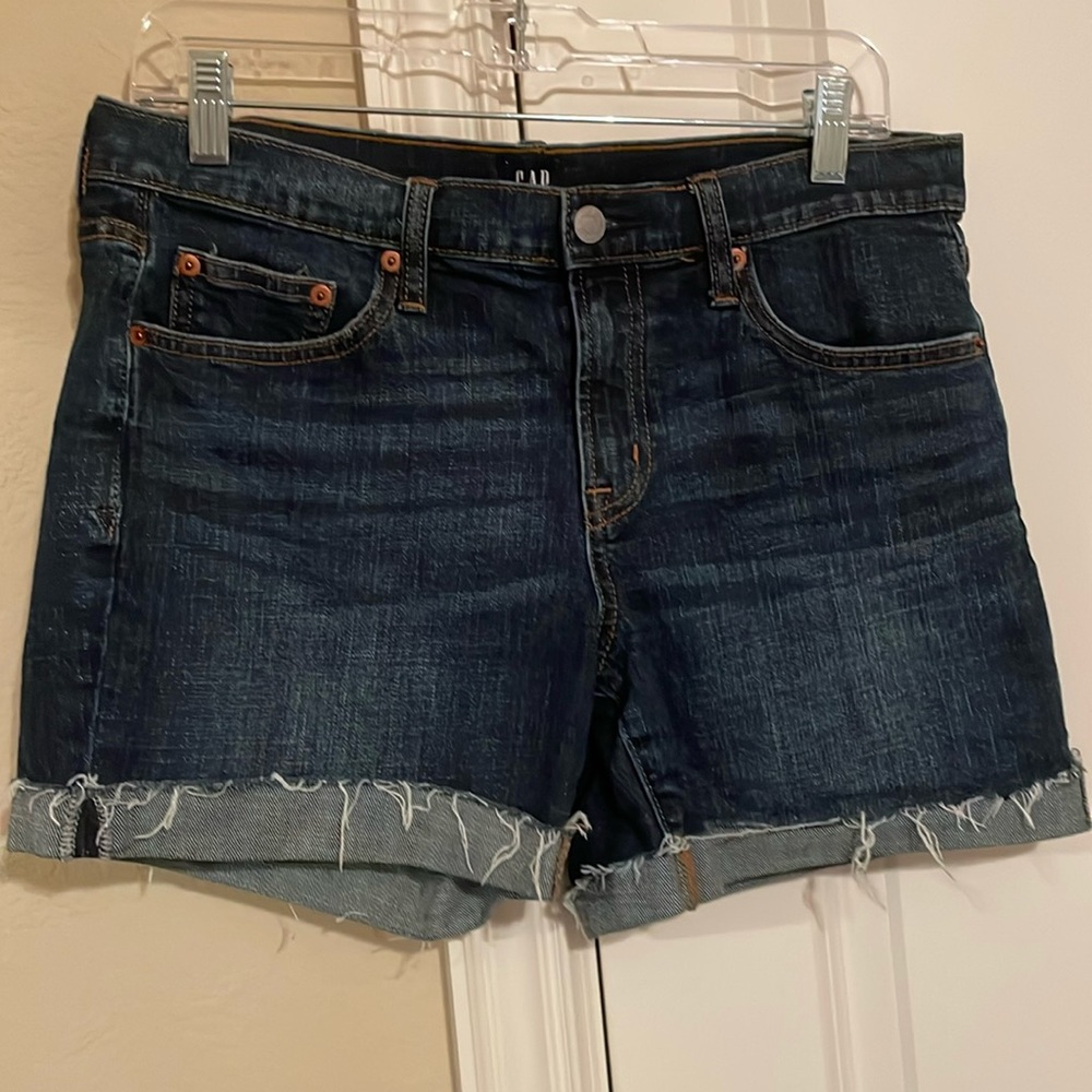 Gap Dark Indigo Denim Shorts